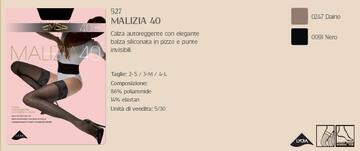 ART. MALIZIA 40- calza autoreggente donna malizia 40 - Fratelli Parenti